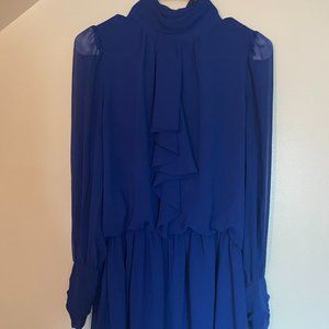 Elegant & Sexy Blue Designer Dress